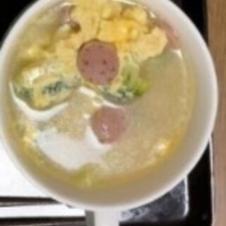 ふわふわ卵スープ